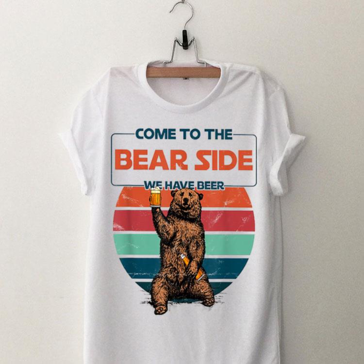 Come To The Bear Side We Have Beer Vintage shirt 9