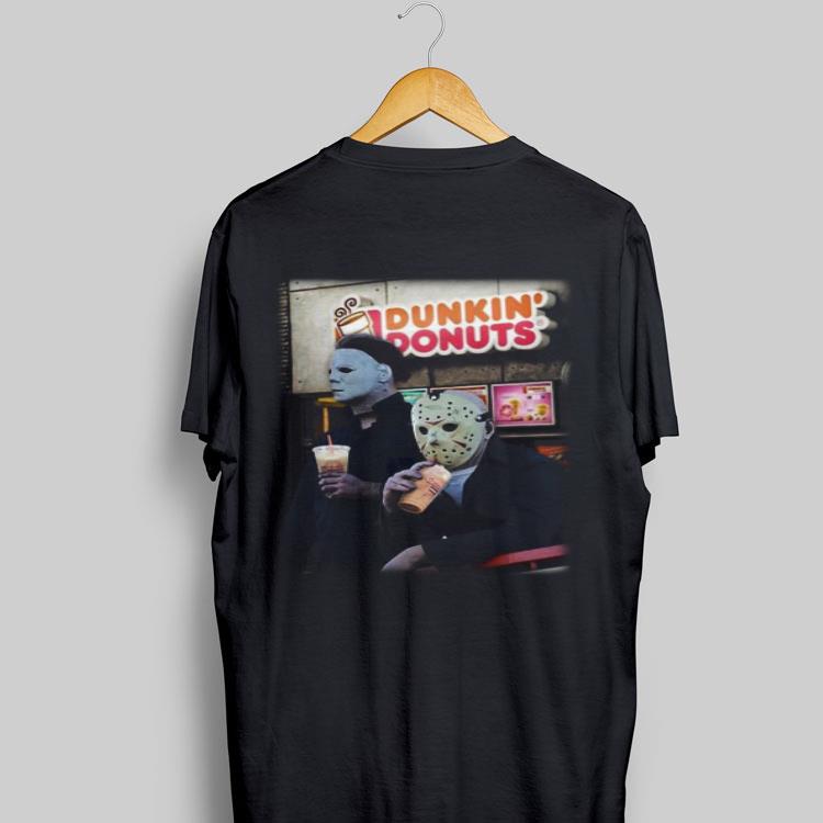 Drink Dunkin’ Donuts Michael Myers And Jason Voorhees shirt 8