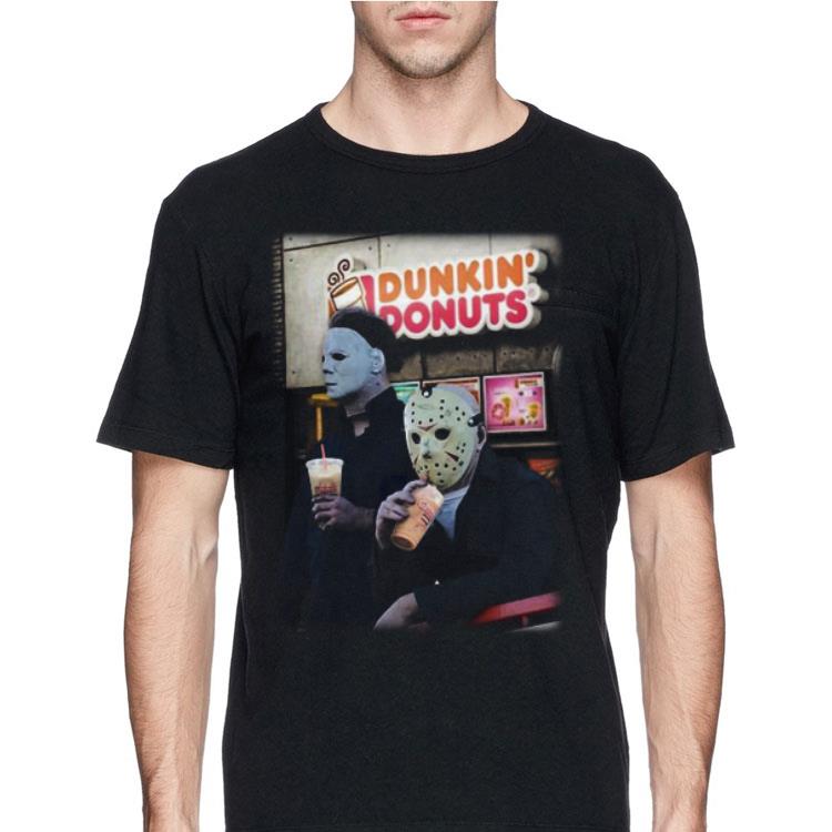 Drink Dunkin’ Donuts Michael Myers And Jason Voorhees shirt 12 Drink Dunkin’ Donuts Michael Myers And Jason Voorhees shirt