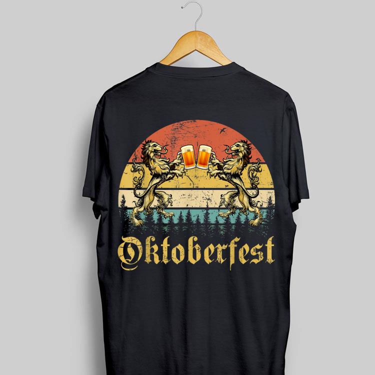 Germany Oktoberfest 2019 Heraldic Lion Drinking Beer Vintage shirt 9