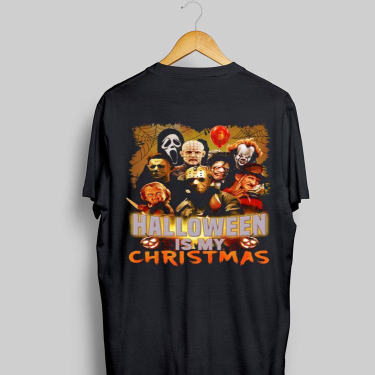 Halloween Is My Christmas Horror Movie Characters shirt 9