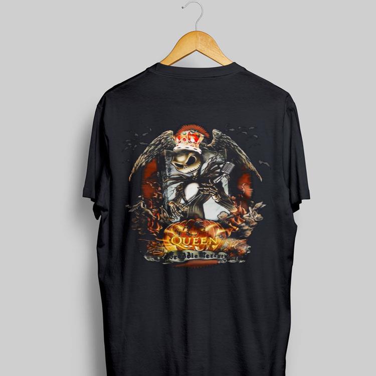 Halloween King Jack Skellington Queen Freddie Mercury Pumpkin shirt 9