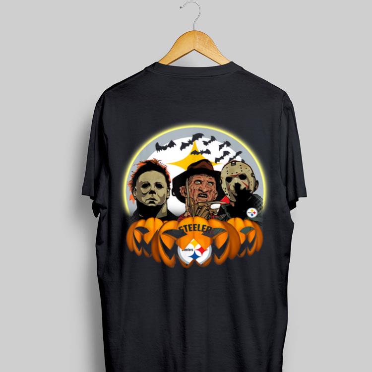 Halloween Pittsburgh Steelers Jason Leatherface Freddy shirt 9