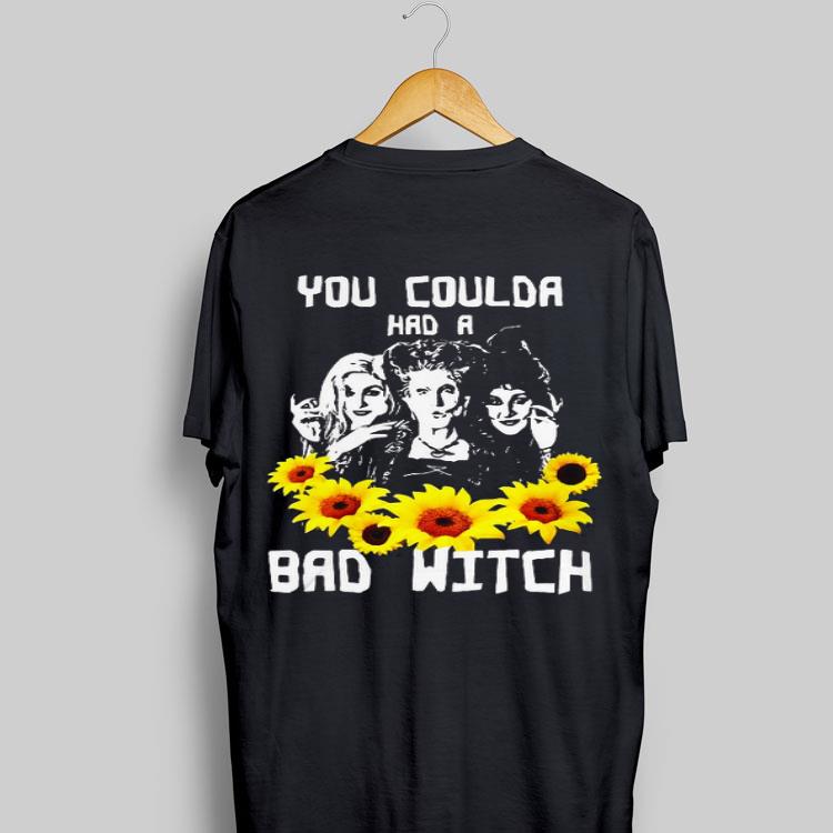 Hocus Pocus Halloween You Coulda Had A Bad Witch Sunflower shirt 9