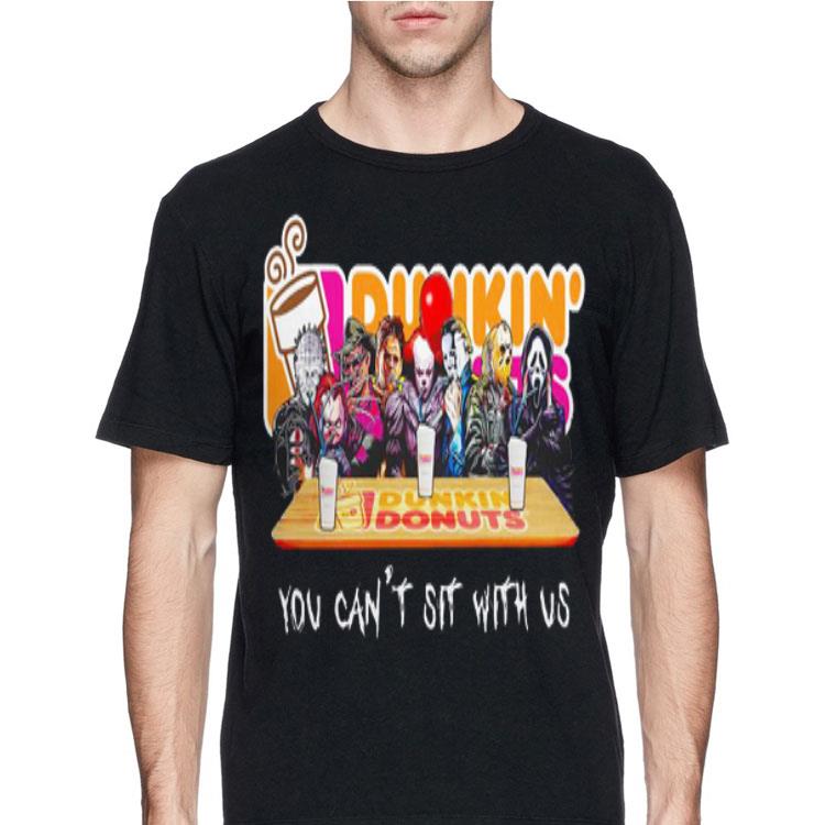 Horror Character Dunkin’ Donuts You Can’t Sit With Us shirt 12 Horror Character Dunkin’ Donuts You Can’t Sit With Us shirt