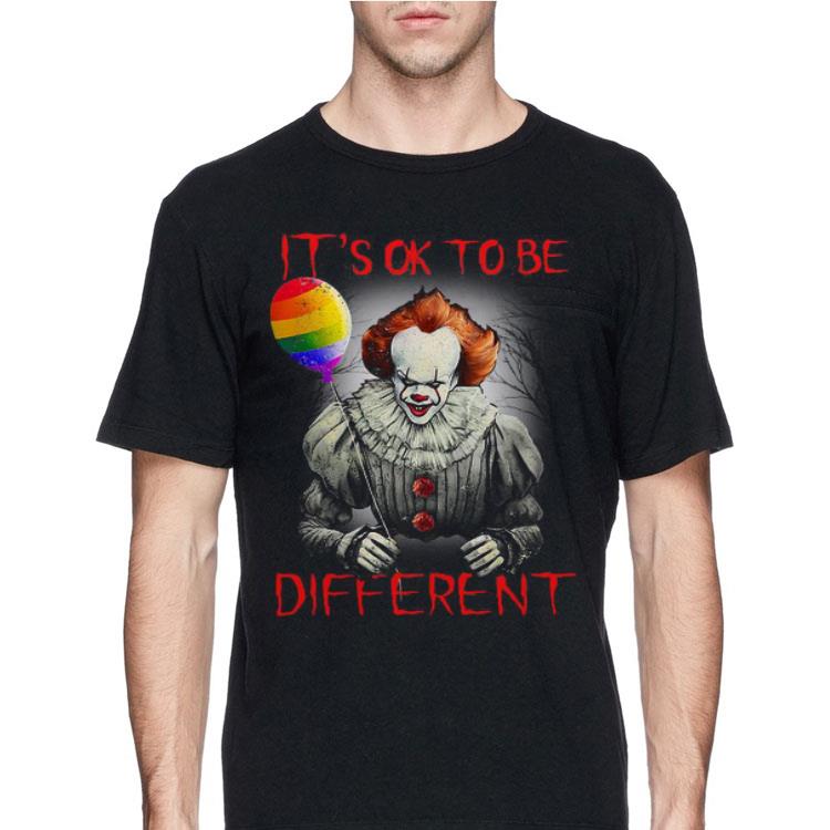 IT’s Ok To Be Different LGBT Balloon Pennywise shirt 12 IT’s Ok To Be Different LGBT Balloon Pennywise shirt