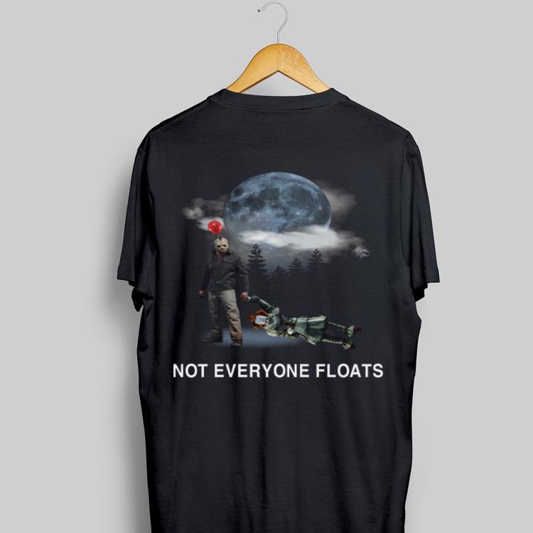 Jason Voorhees And Pennywise Not Everyone Floats shirt 8