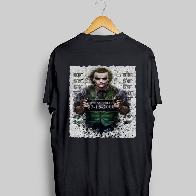 Joker Gotham police 07 18 2008 shirt 8
