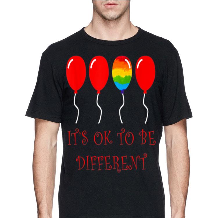 LGBT Pride Love Rainbow Balloons It's Ok To Be Different shỉt 12 LGBT Pride Love Rainbow Balloons It's Ok To Be Different shỉt