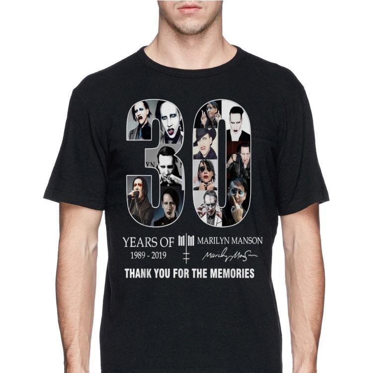 Marilyn Manson 30 Years 1989-2019 Thank You For The Memories shirt 12 Marilyn Manson 30 Years 1989-2019 Thank You For The Memories shirt