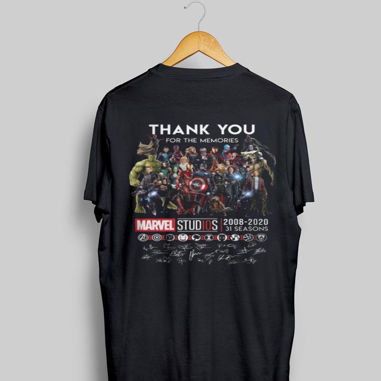 Marvel Studios 2008-2020 Signatures Thank You For The Memories shirt 9