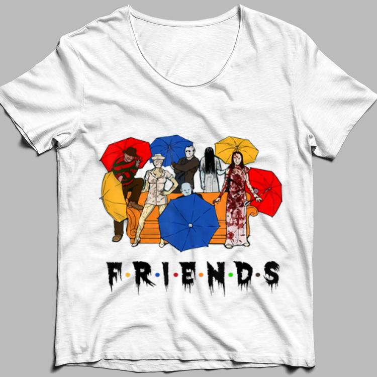 Halloween Horror Characters Friends shirt 8