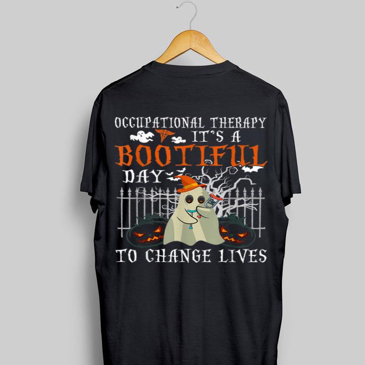 Occupational Therapy It's A Bootiful Day To Change Lives Halloween shirt 9