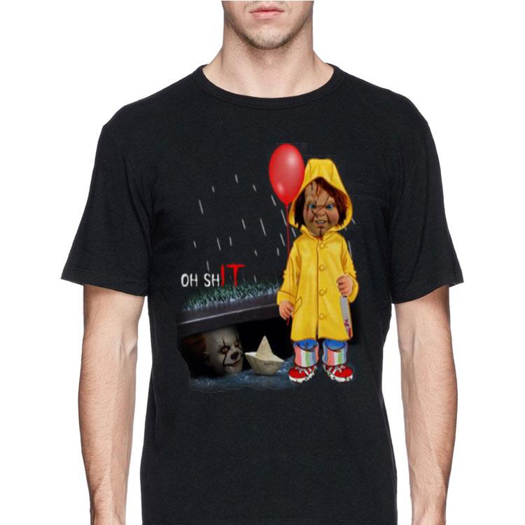 Oh Shit Chucky Georgie Denbrough Pennywise shirt 12 Oh Shit Chucky Georgie Denbrough Pennywise shirt
