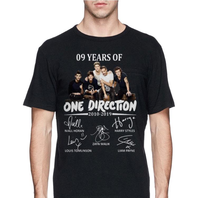 One Direction 09 Years 2010-2019 Signatures shỉt 12 One Direction 09 Years 2010-2019 Signatures shỉt