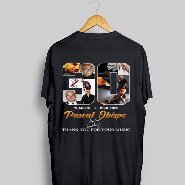 Pascal Obispo 30 Years Thank You For The Memories shirt 9