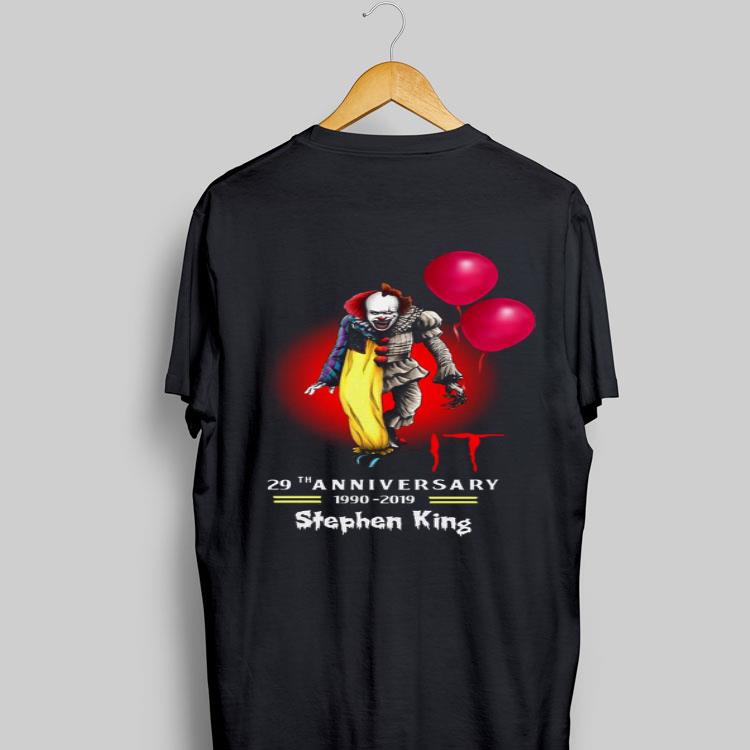 Pennywise IT Stephen King 29th Anniversary 1990-2019 shirt 9