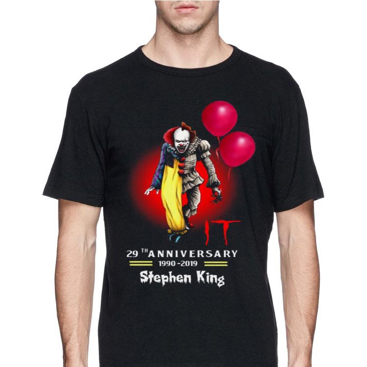 Pennywise IT Stephen King 29th Anniversary 1990-2019 shirt 12 Pennywise IT Stephen King 29th Anniversary 1990-2019 shirt