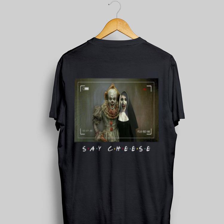 Say Cheese Pennywise And Valak shirt 8