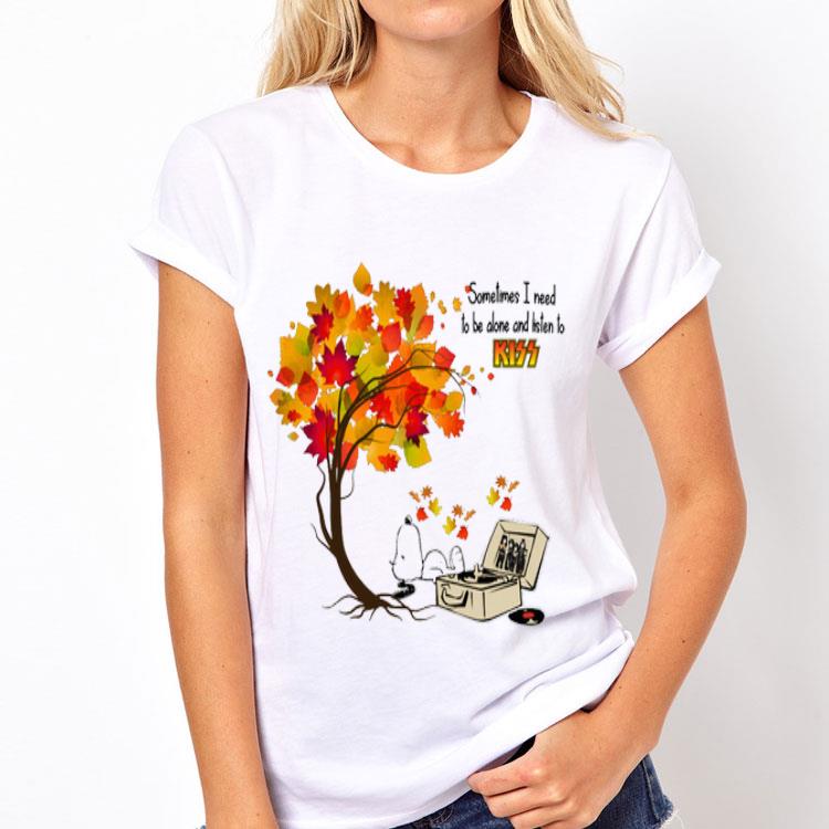Sometimes I Need To Be Alone And Listen To Kiss Snoopy shirt 12 Sometimes I Need To Be Alone And Listen To Kiss Snoopy shirt