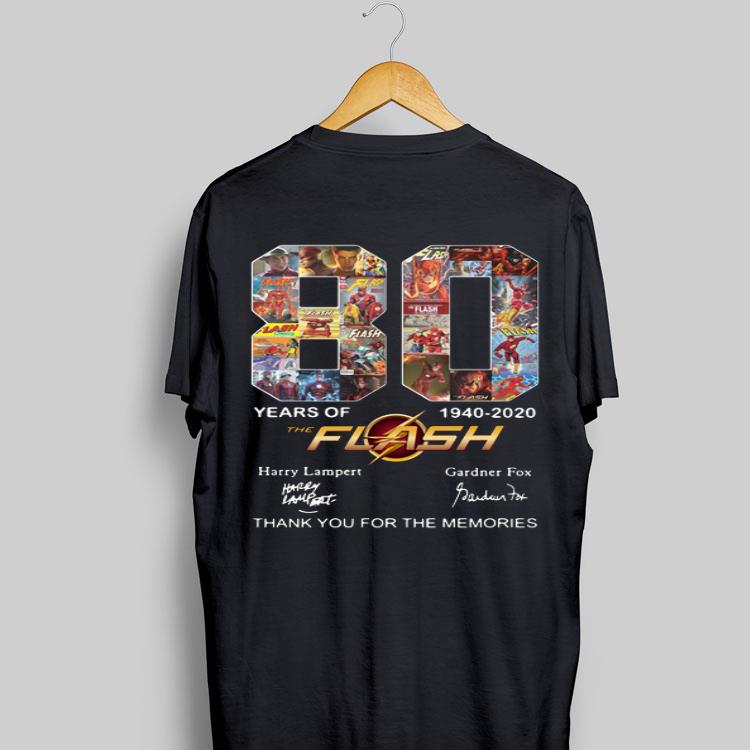 The Flash 80 Years 1940-2020 Thank You For The Memories shirt 8