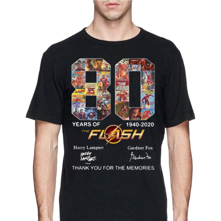 The Flash 80 Years 1940-2020 Thank You For The Memories shirt 12 The Flash 80 Years 1940-2020 Thank You For The Memories shirt