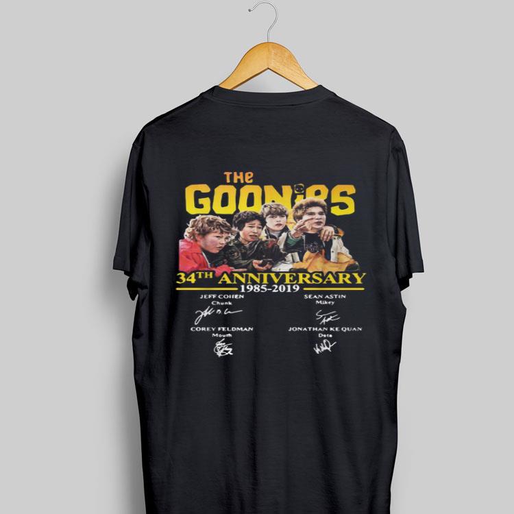 The Goonies 1985–2019 34th Anniversary Signatures shirt 8