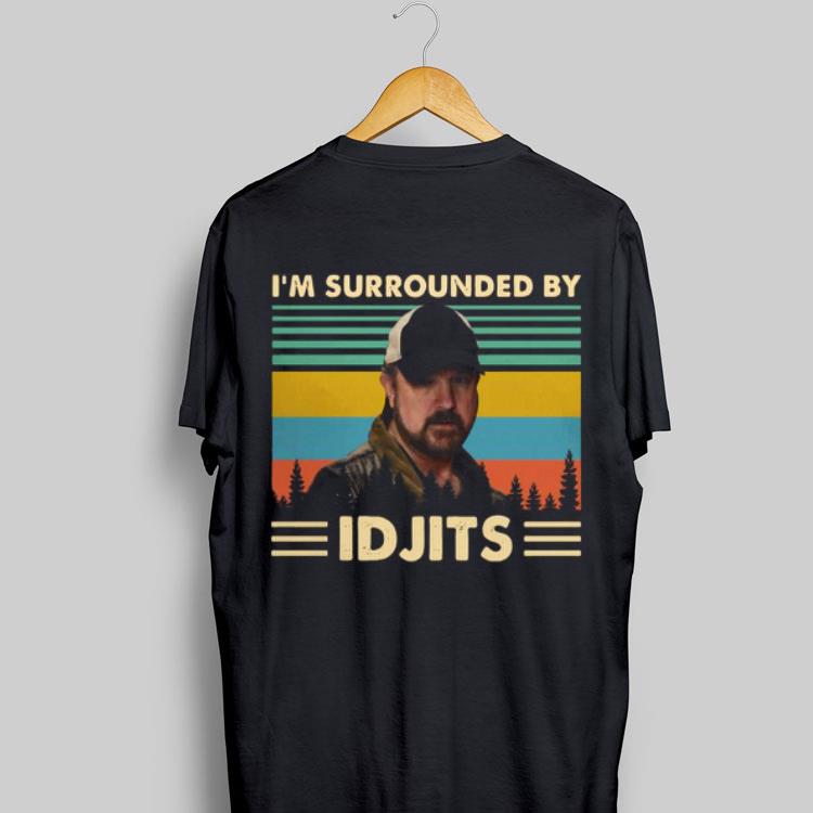 Vintage Crowley Supernatural I'm Surrounded Idjits shirt 8