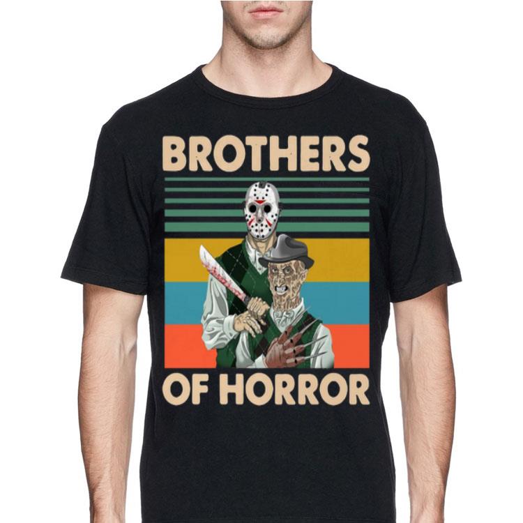 Vintage Jason Voorhees And Freddy Krueger Brothers Of Horror shirt 12 Vintage Jason Voorhees And Freddy Krueger Brothers Of Horror shirt