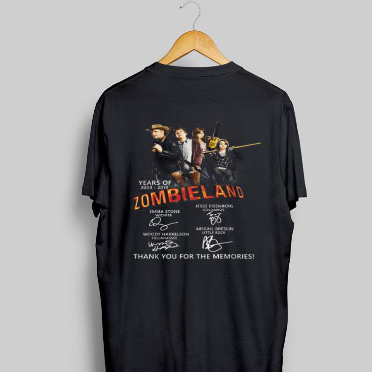 Zombieland 2 Years of 2009-2019 Thank You For The Memories shirt 8