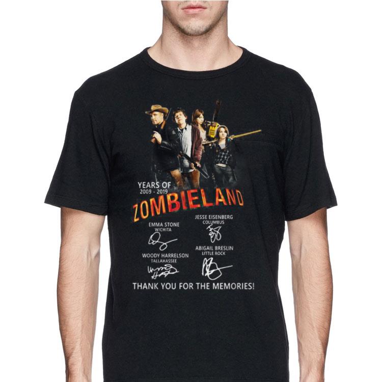 Zombieland 2 Years of 2009-2019 Thank You For The Memories shirt 12 Zombieland 2 Years of 2009-2019 Thank You For The Memories shirt