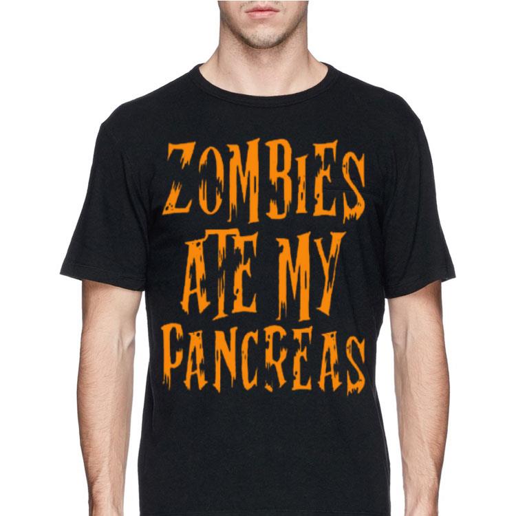 Zombies Ate My Pancreas Halloween shirt 12 Zombies Ate My Pancreas Halloween shirt
