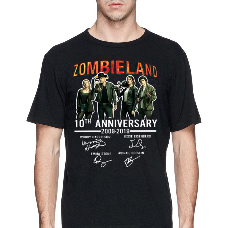 10th anniversary Zombieland 2009-2019 Signatures shirt 12 10th anniversary Zombieland 2009-2019 Signatures shirt