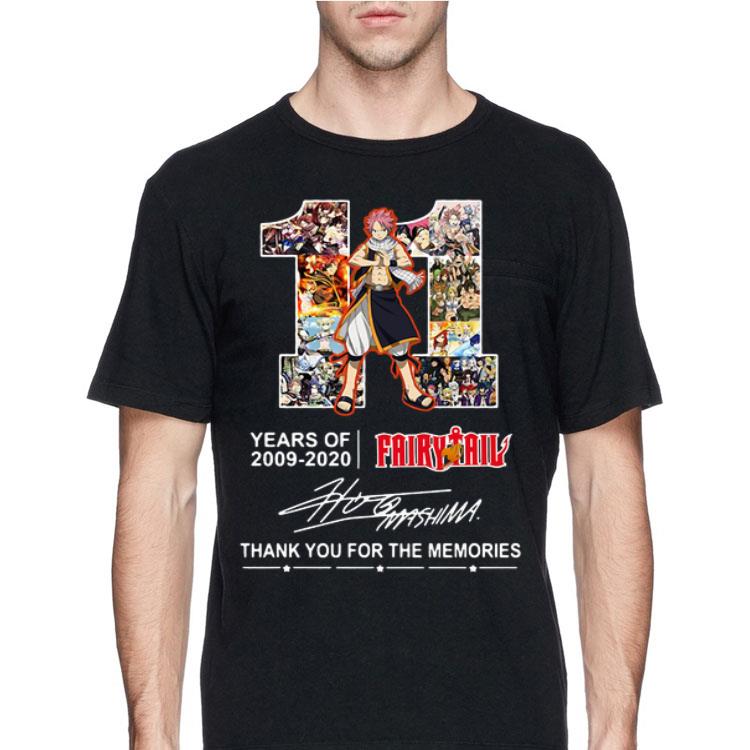 11 Years Of Fairy Tail 2009-2020 Thank You For The Memories Signature shirt 12 11 Years Of Fairy Tail 2009-2020 Thank You For The Memories Signature shirt