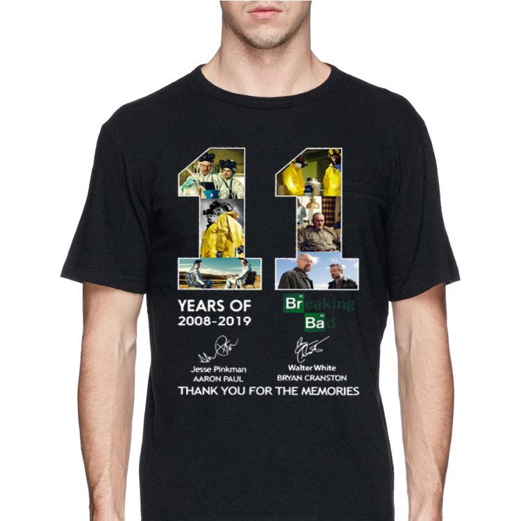 11 Years of Breaking Bad Thank You For The Memories Signatures shirt 12 11 Years of Breaking Bad Thank You For The Memories Signatures shirt