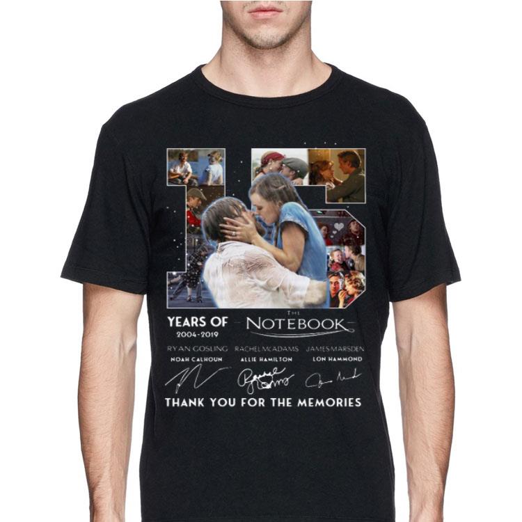 15 Years Of The Notebook Thank You For The Memories Signatures shirt 12 15 Years Of The Notebook Thank You For The Memories Signatures shirt