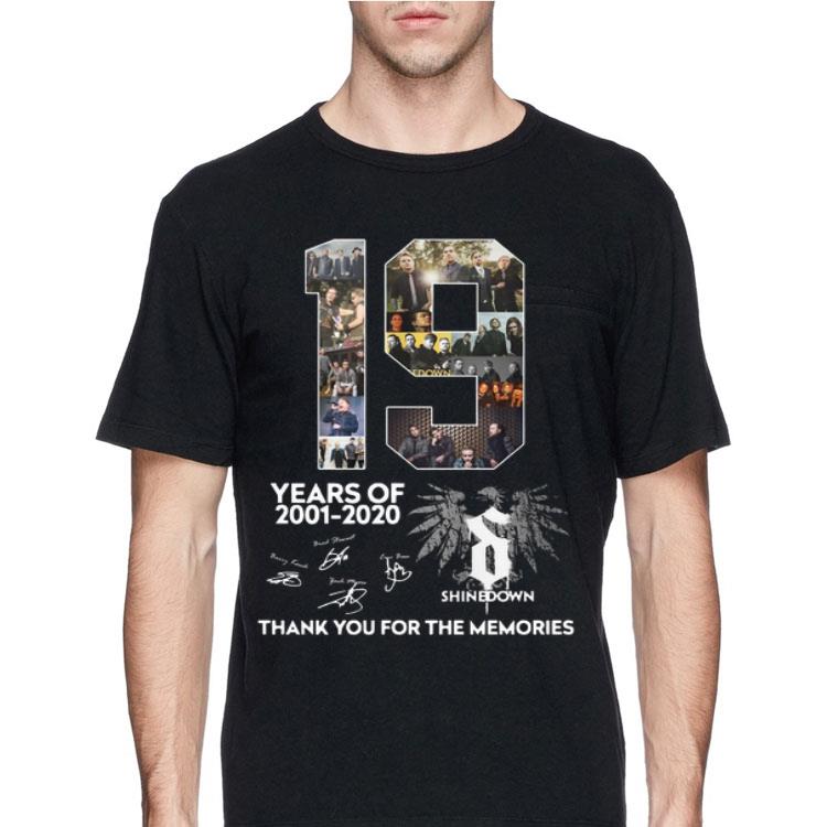 19 Years Of ShineDown Thank You For The Memories Signatures shirt 12 19 Years Of ShineDown Thank You For The Memories Signatures shirt