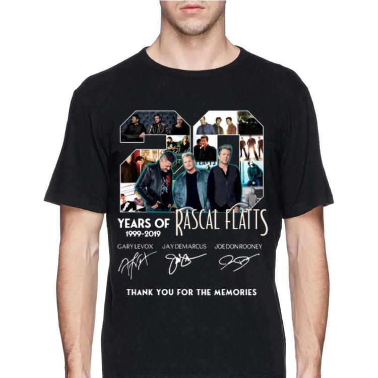 20 Years Of Rascal Flatts 1999 2019 Thank You For The Memories Signatures shirt 12 20 Years Of Rascal Flatts 1999 2019 Thank You For The Memories Signatures shirt