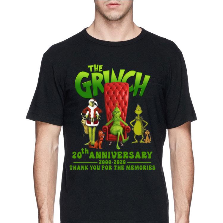 20th Anniversary The Grinch 2000 2020 Thank You For The Memories shirt 12 20th Anniversary The Grinch 2000 2020 Thank You For The Memories shirt