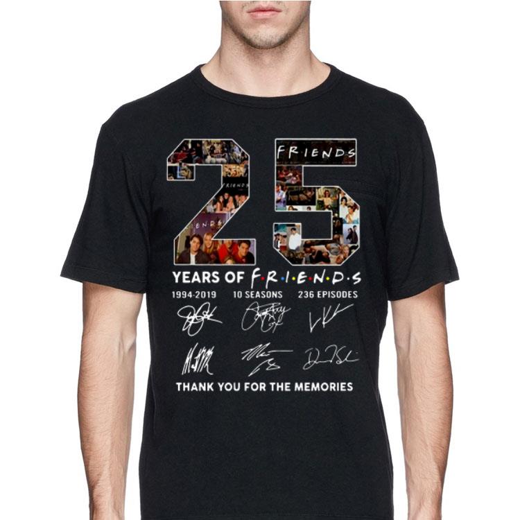 25 Years Of Friends Thank You For The Memories Signatures shirt 12 25 Years Of Friends Thank You For The Memories Signatures shirt