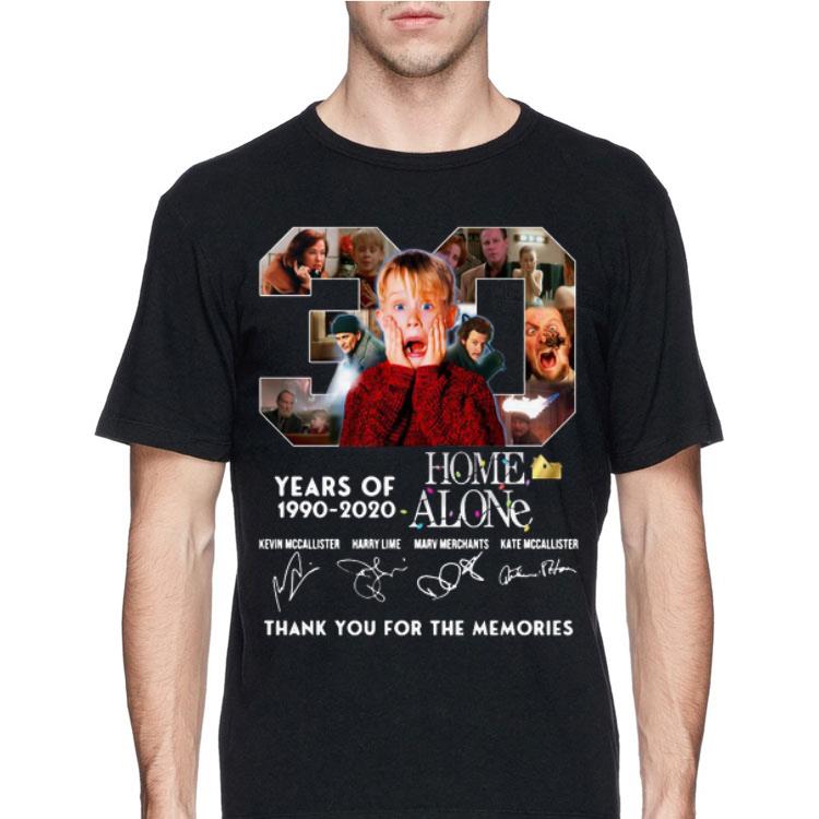 30 Years Of Home Alone Thank You For The Memories Signatures shirt 12 30 Years Of Home Alone Thank You For The Memories Signatures shirt