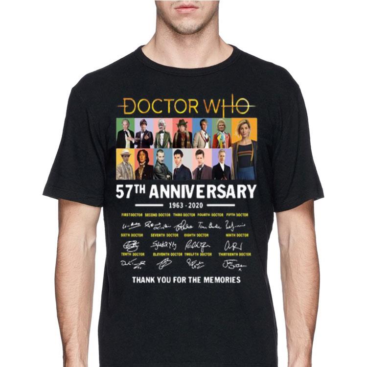 57th Anniversary Doctor Who Thank You For The Memories Signature shirt 12 57th Anniversary Doctor Who Thank You For The Memories Signature shirt