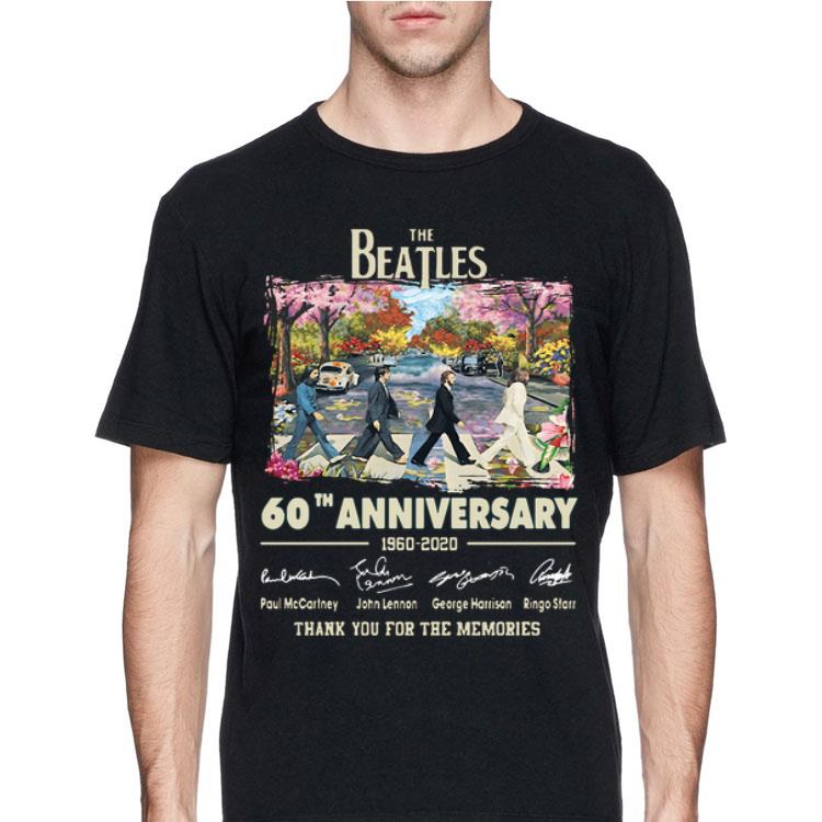 60th Anniversary The Beatles 1960-2020 Thank You For The Memories Signatures shirt 12 60th Anniversary The Beatles 1960-2020 Thank You For The Memories Signatures shirt