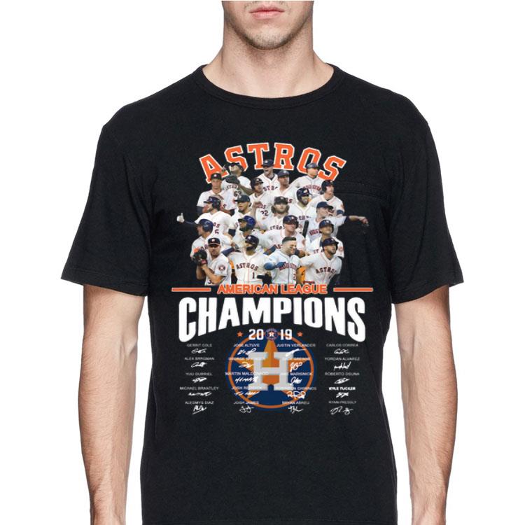 American League Champions 2019 Houston Astros signatures shirt 12 American League Champions 2019 Houston Astros signatures shirt