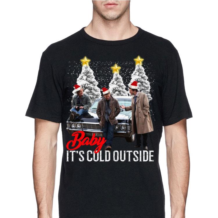 Baby It's Cold Outside Christmas Supernatural shirt 12 Baby It's Cold Outside Christmas Supernatural shirt
