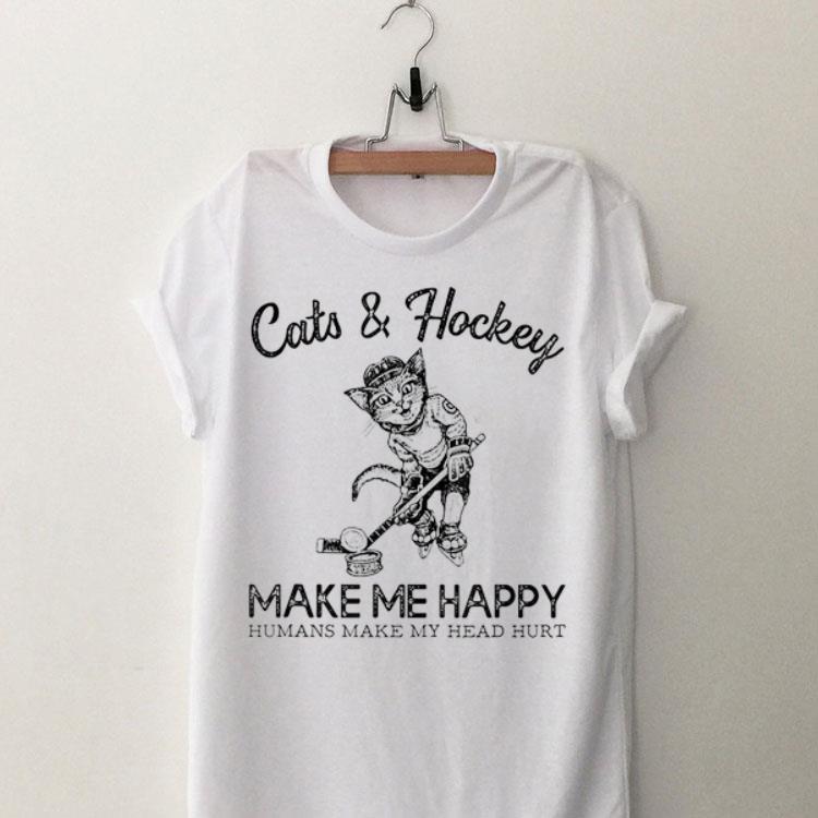 Cats & Hockey Make Me Happy Humans Make My Head Hurt 8