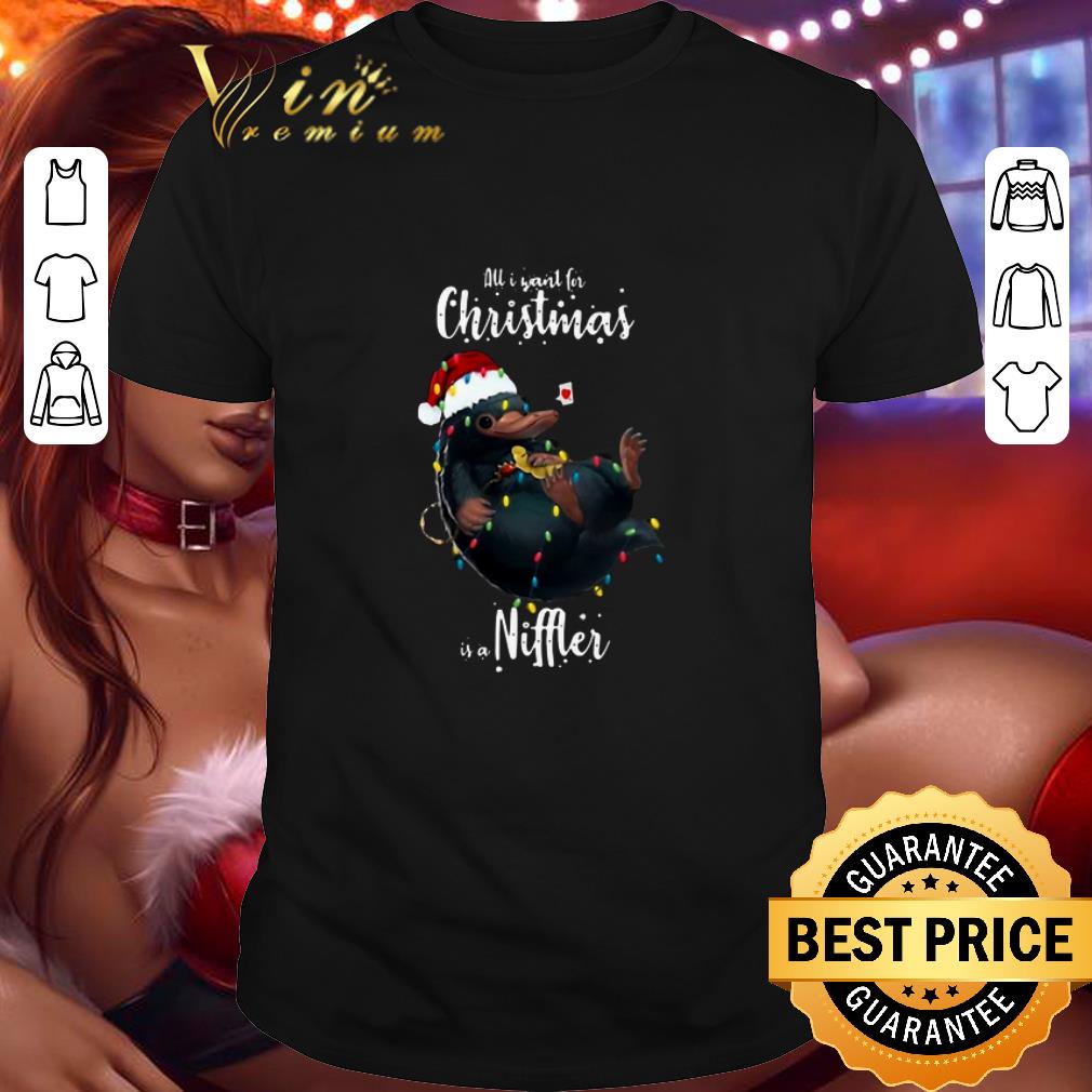 Cool All i want for Christmas is a Niffler shirt 6