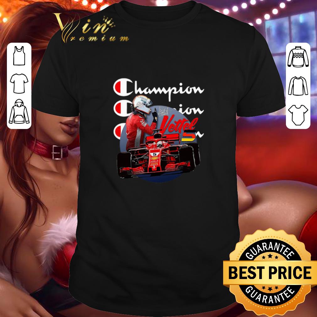 Cool Champion Sebastian Vettel signature shirt 7
