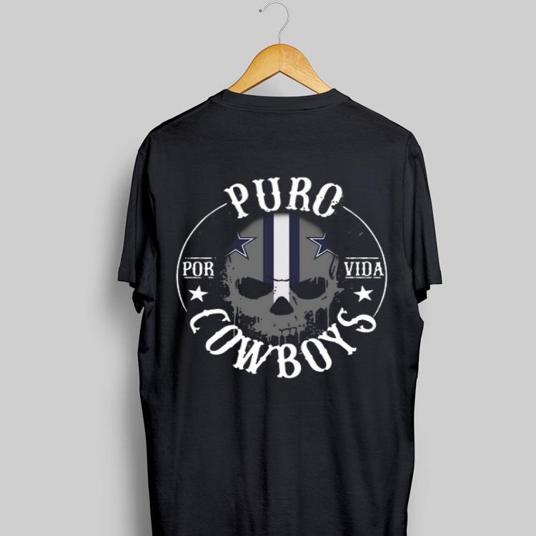 Dallas Cowboys Skull Puro Por Vida shirt 9