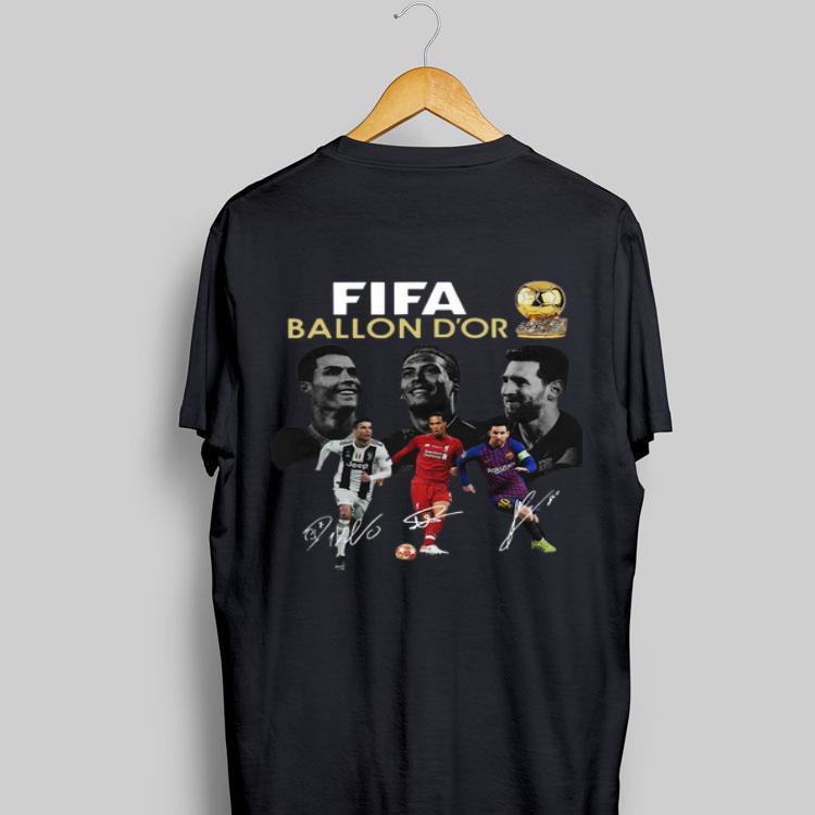 Fifa Ballon D’or 2019 Cristiano Ronaldo Lionel Messi Virgil van Dijk Signature shirt 8